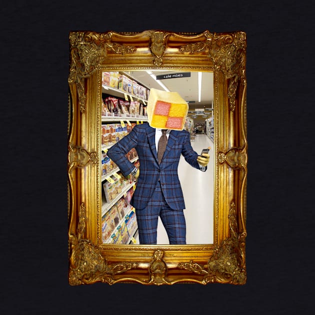 Battenberg Man in Vintage Frame by FaceTheStrange